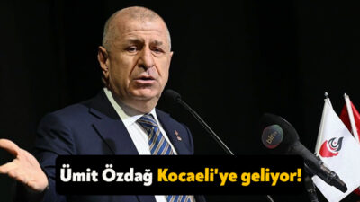 Zafer Partisi Genel Başkanı Ümit Özdağ Kocaeli'ye geliyor.