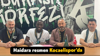 Kocaelispor daha önce prensipte anlaştığını duyurduğu Massadio Haidara ile 2
