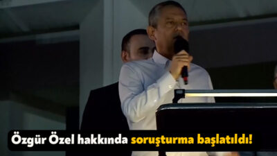 CHP Genel Başkanı Özgür Özel, Antalya'da vatandaşlarla buluştu. Özel sahneden