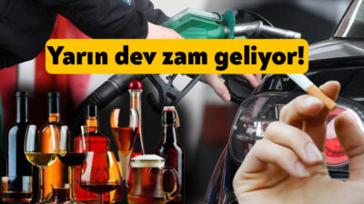 TÜİK’in enflasyon rakamlarını açıklamasının ardından sigara ve alkollü içecekler ile