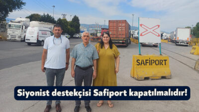 DEM Parti Kocaeli Milletvekili Ömer Faruk Gergerlioğlu, Derince Safiport Limanı