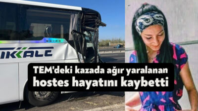 TEM Otoyolu'nun Kocaeli geçişinde yolcu otobüsünün kamyona arkadan çarpması sonucu