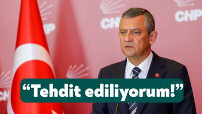 CHP Genel Başkanı Özgür Özel, gazetecilere yaptığı açıklamada tehdit edildiğini