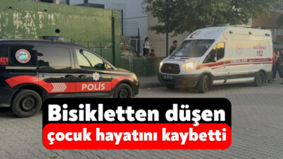 Kocaeli'nin Darıca ilçesinde bisikletten düşerek ağır yaralanan 10 yaşındaki çocuk,