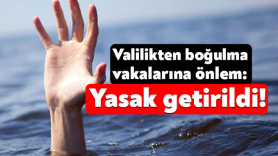 Kocaeli Valiliği, boğulma vakalarını önlemek amacıyla baraj, akarsu, gölet ve