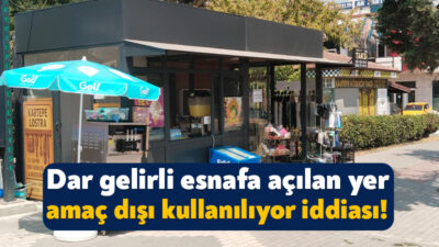 CHP Kartepe İlçe Başkanı Hasan Bayrak, Kartepe Işıklar mevkiinde dar