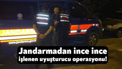Kocaeli'nin İzmit ilçesinde jandarma ekiplerinin adım adım takip ettiği şahsın