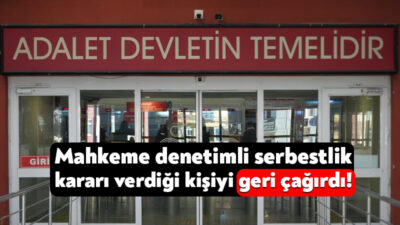 Kocaeli 3. İnfaz Hakimliği M.M. isimli kişi hakkında denetimli serbestlik