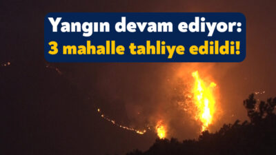 Kocaeli’de bugün öğle saatlerinde başlayan orman yangını devam ediyor. Henüz