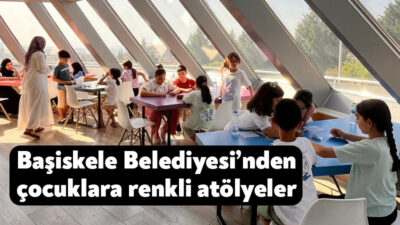 Başiskele Belediyesi, çocukların yaz tatilinde hem eğlenip hem de el