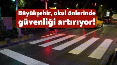 Kocaeli Büyükşehir Belediyesi, kent genelinde trafik güvenliğini artırmak amacıyla yaya