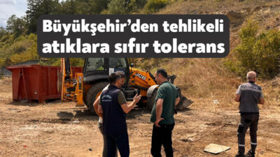 Kocaeli Büyükşehir Belediyesi, çevre kirliliğiyle mücadele kapsamında doğaya bilinçsizce bırakılan