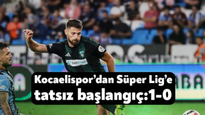 Trendyol Süper Lig’e 16 yıl aradan sonra dönen Kocaelispor, Trabzonspor