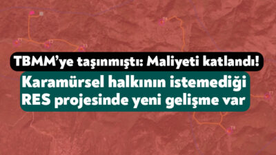 Daven Enerji Şirketi, Karamürsel’de RES yapmak için ÇED süreci başlatmıştı.