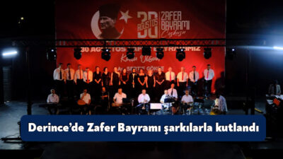 30 Ağustos Zafer Bayramı’nın 103. yıl dönümü Derince Belediyesi tarafından