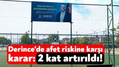 Derince Belediyesi, ilçede bulunan Afet ve Acil Durum Toplanma Alanı