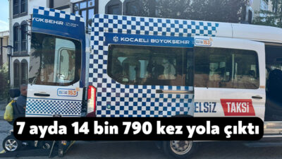 Kocaeli Büyükşehir Belediyesi’nin engelli bireylerin ulaşım sorununu ortadan kaldırmak amacıyla
