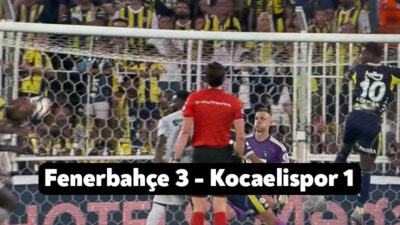 Fenerbahçe, Trendyol Süper Lig’in 3. hafta mücadelesinde bu akşam Kadıköy’de