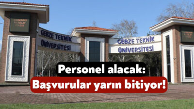 Gebze Teknik Üniversitesi, bünyesinde istihdam edilmek üzere 9 akademisyeni bünyesine