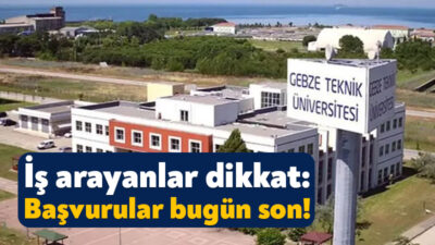 Gebze Teknik Üniversitesi, bünyesinde istihdam edilmek üzere 9 akademisyeni bünyesine