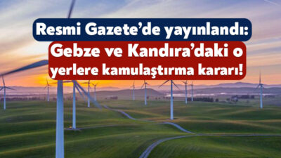 Resmi Gazete’nin bugünkü sayısı yayınlandı. Bu kapsamda Rüzgar Enerji Santrali