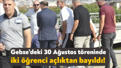 30 Ağustos Zafer Bayramı etkinlikleri Gebze’de de gerçekleştirildi. Tören sırasında