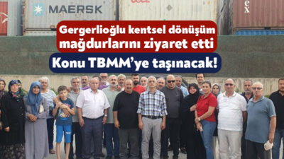 DEM Parti Kocaeli Milletvekili Ömer Faruk Gergerlioğlu, Körfez ilçesi Güney