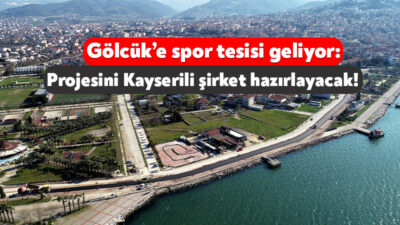 Kocaeli Büyükşehir Belediyesi, Gölcük’e spor tesisi yapacak. Söz konusu projenin