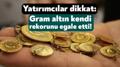 Gram altın dün kendi rekorunu tazeleyerek tarihinde ilk kez 4