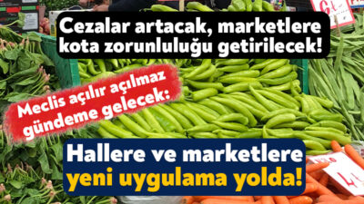 Ticaret Bakanlığı yeni Hal Yasası’na dair yeni taslağını hazırladı. Buna