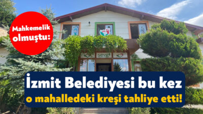 İzmit Belediyesi, 2014 yılında Turgut Mahallesi’nde düşük bedelle kiralanan anaokulu