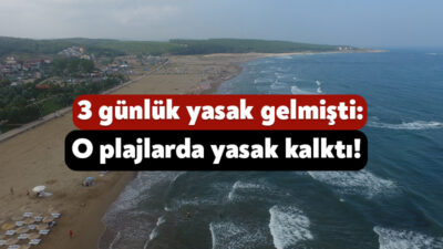 Kandıra Kaymakamlığı dün yaptığı açıklamayla tüm plajlarda denize girmeyi yasaklamıştı.