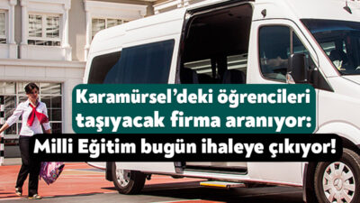 Kocaeli’deki taşımalı eğitime yönelik olarak ihale süreci geçtiğimiz günlerde başlamıştı.