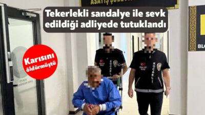Kocaeli’nin Gebze ilçesinde karısını tabancayla vurark öldüren ve aynı silahla