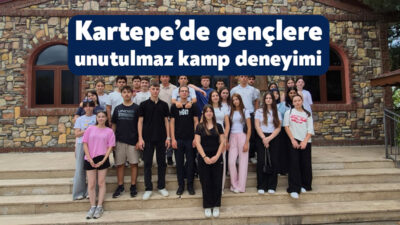 Kartepe Belediyesi tarafından düzenlenen Gençlik ve Gelişim Kampı, yaz tatilini