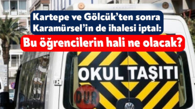 Kocaeli’de ilçe milli eğitim müdürlüklerinin öğrenci servislerine yönelik ihale süreci