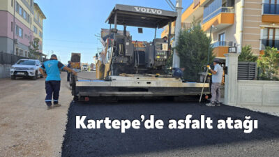 Kartepe Belediyesi ekipleri, ilçe genelinde altyapı ve üstyapı çalışmalarına aralıksız