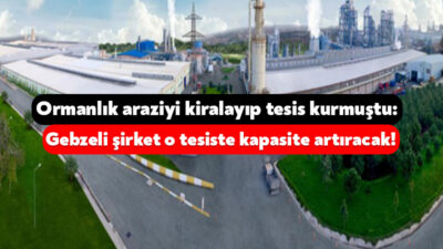 Gebze’de daha önce ormanlık araziyi kiralayarak tesis kuran Kastamonu Entegre