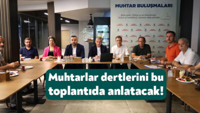 Kocaeli Büyükşehir Belediyesi’nin düzenlediği “Muhtar Buluşmaları” kapsamında, İzmit ilçesindeki muhtarların