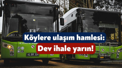 Kocaeli Büyükşehir Belediyesi, kırsal bölgelere toplu taşıma hizmeti götürecek. Ulaşım