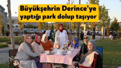 Büyükşehir Belediyesi’nin vizyon projelerinden Derince Sağlıklı Yaşam Parkı, vatandaşların daha