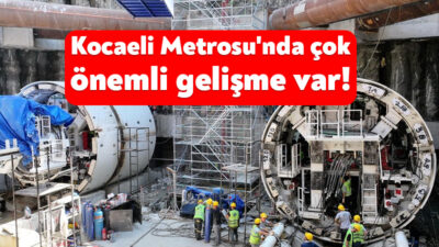 Körfezray Metrosu’nda yer altı tünellerini kazacak dev köstebeklerden 2’si geldi.
