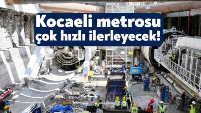 Körfezray Metrosu’ndaki tünel kazıları için Seka Devlet Hastanesi İstasyonu’na getirilen