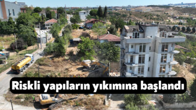 Çayırova Şekerpınar Cumhuriyet Mahallesi’nde bulunan riskli alandaki yapılarda yaşayan vatandaşların