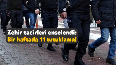 Kocaeli’de emniyet ve jandarma ekipleri uyuşturucuya yönelik çalışmalarına geçtiğimiz hafta