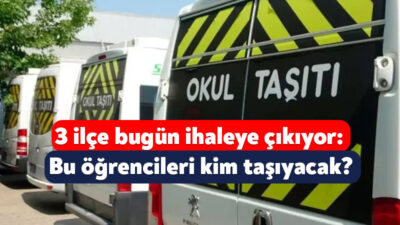 Kocaeli’deki taşımalı eğitime yönelik olarak ihale süreci ağustos ayının ilk