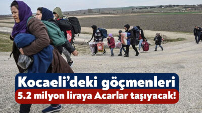 Kocaeli İl Göç İdaresi Müdürlüğü, sığınmacıların sevk işlemlerinde kullanılmak üzere