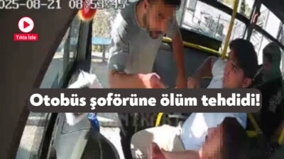 Kocaeli'nin Başiskele ilçesinde bir kişi, "Neden öyle bakıyorsun?" diyerek durakta