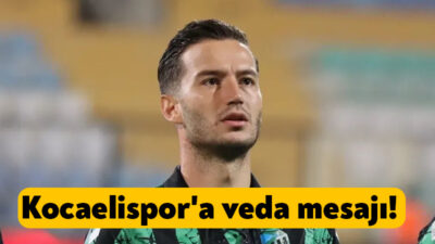 Kocaelispor'dan ayrılıp Trendyol 1. Lig ekibi Çorum FK'ya 2 yıllık