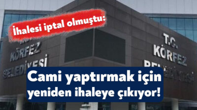 Körfez Belediyesi, Cumhuriyet Mahallesi’ne cami yapmak için temmuz ayında ihaleye